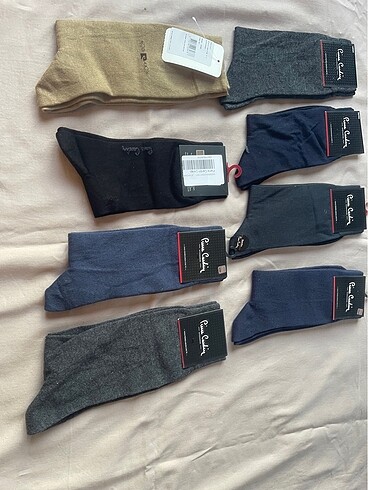 8 adet Pierre cardin erkek çorap. Sıfır orjinal
