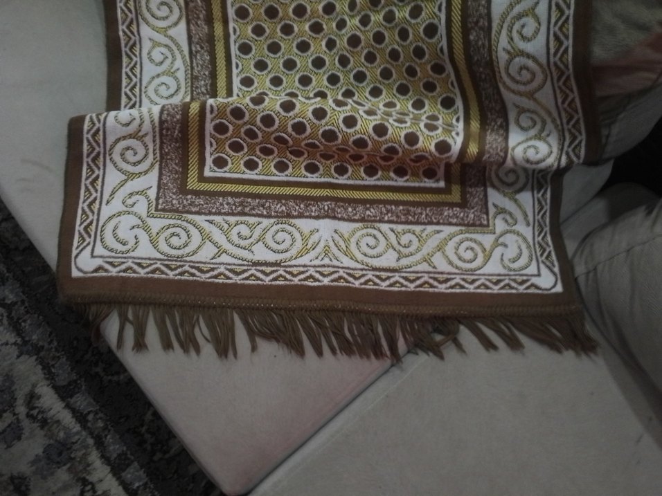 Kahverengi Nakışlı seccade - Görsel 2