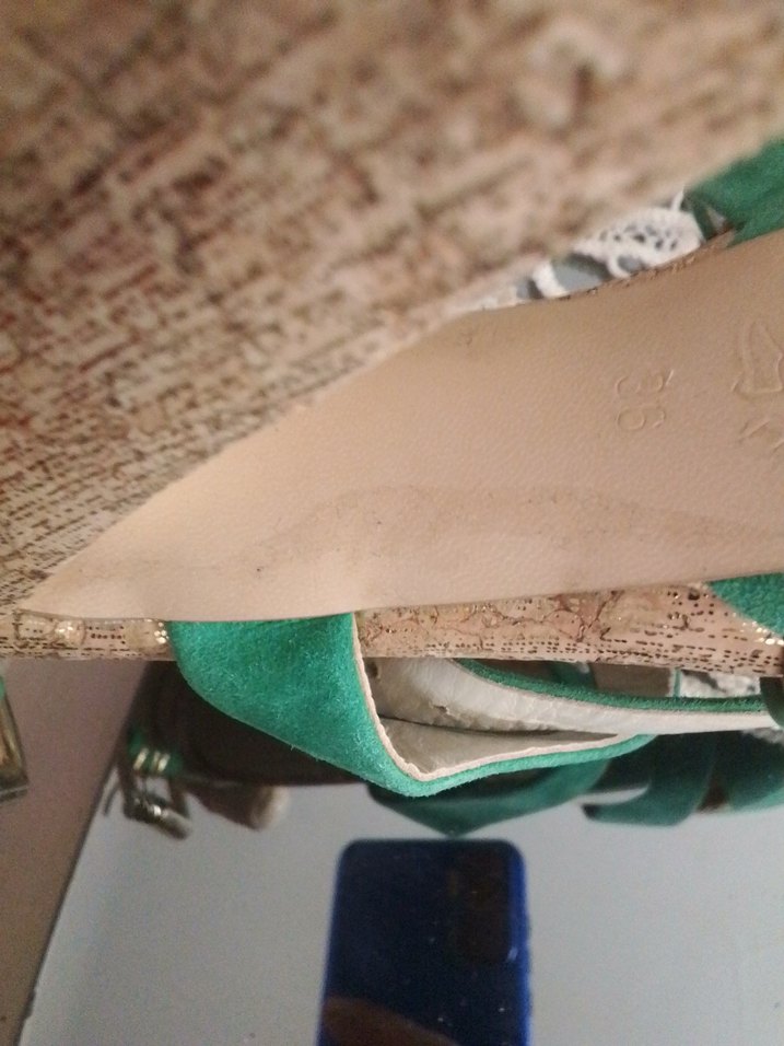 Yeşil Süet Platform Topuklu Kadın Ayakkabı - Görsel 5