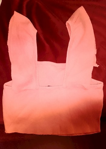 Pembe Askısız Crop Üst - Görsel 2