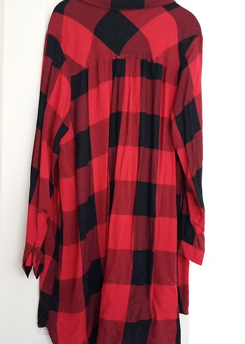 Kırmızı Siyah Ekose Gömlek - Görsel 3