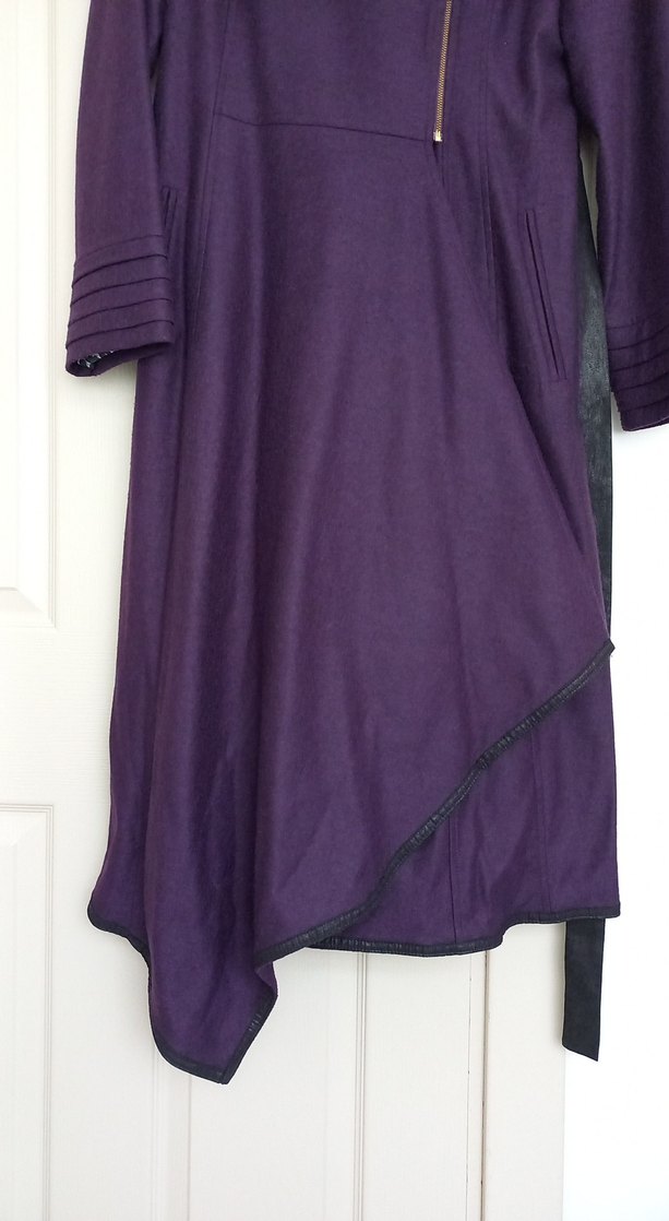 Mor Fermuarlı  Kabanı - Görsel 5