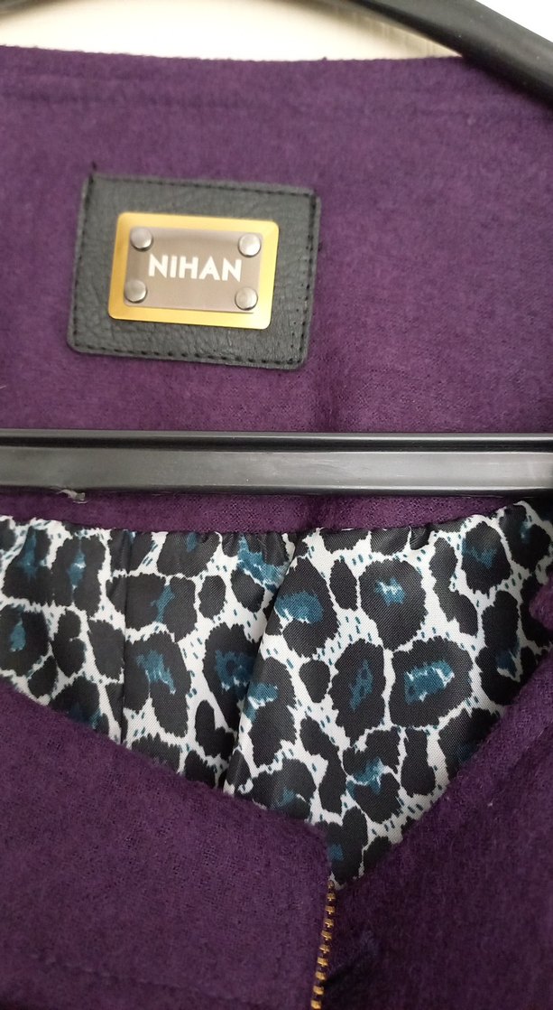 Mor Fermuarlı  Kabanı - Görsel 2