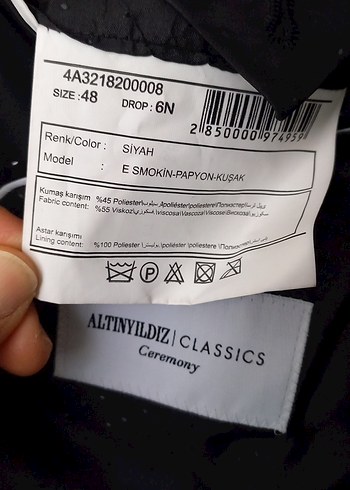 Damatlık ALTINYIYILDIZTakım Elbise - Görsel 5