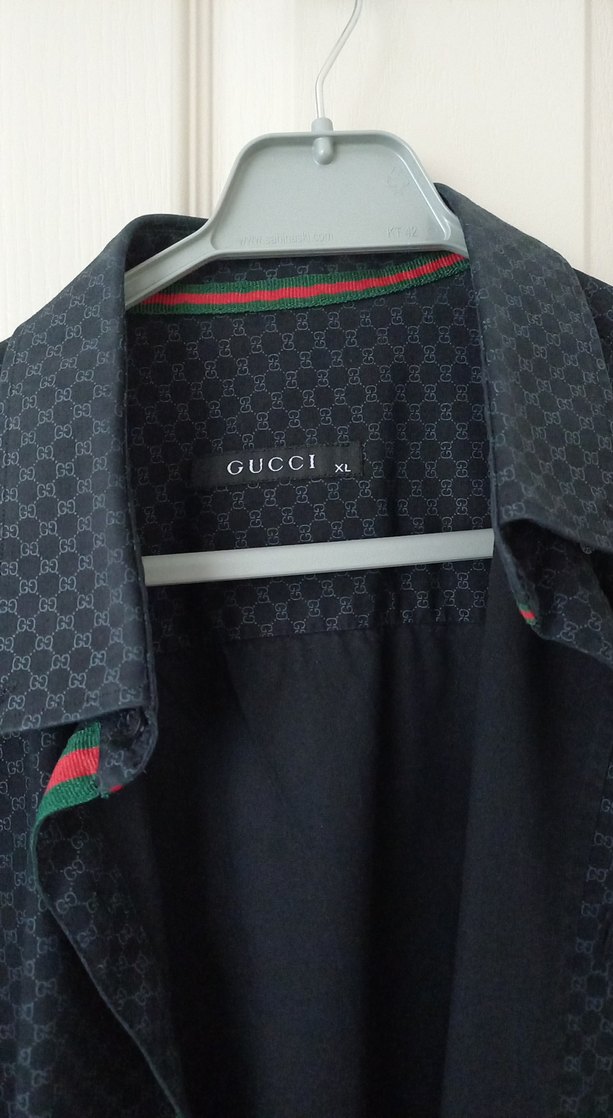 GUCCIPamuklu Erkek Gömlek - Görsel 2