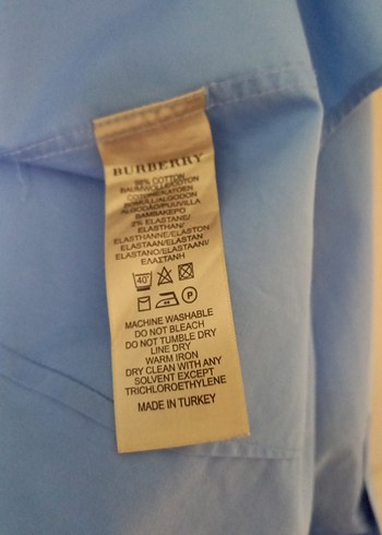 Mavi Pamuklu Uzun Kollu Erkek Gömlek - Görsel 5