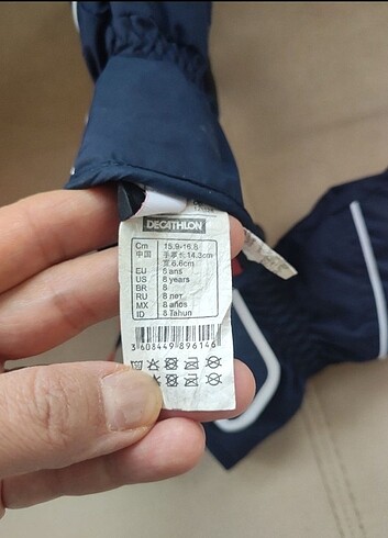 Beden Decathlon Wedze Çocuk Kayak Eldiveni