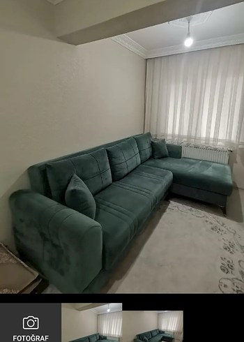 Le koltuğu köşe koltuk