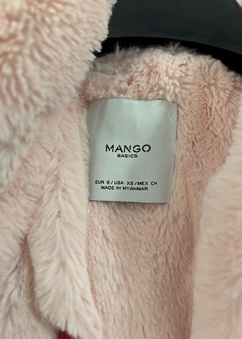 Mango kürklü uzun mont - Görsel 3