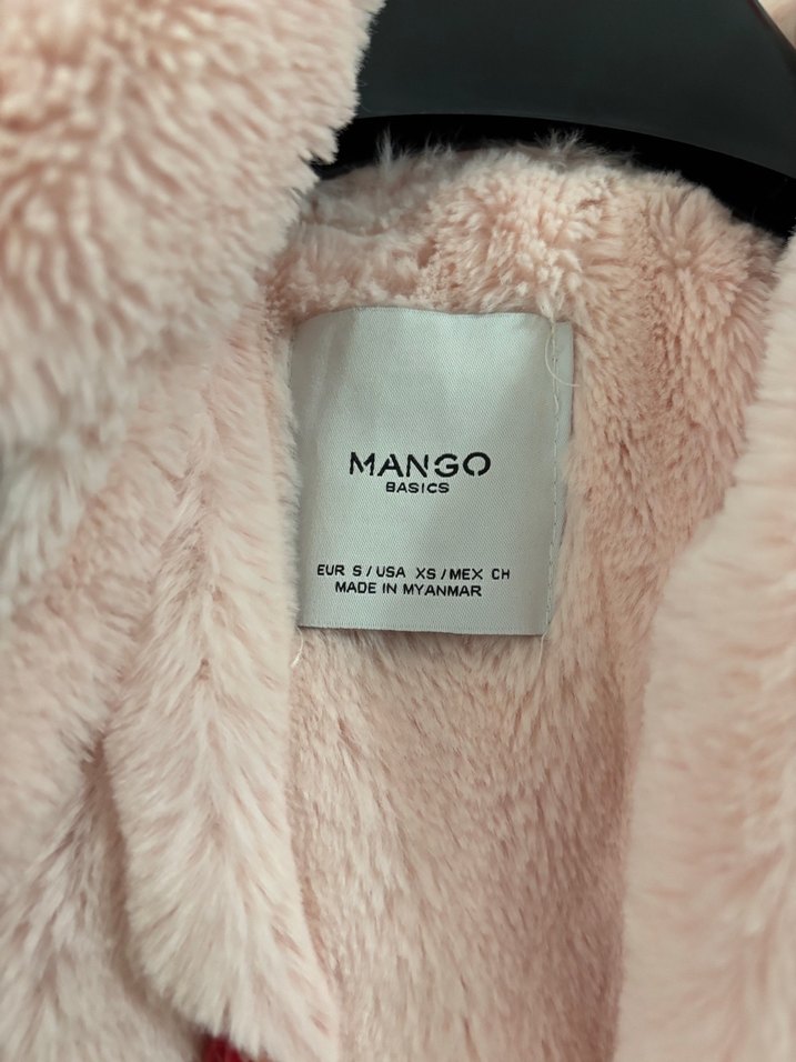 Mango kürklü uzun mont - Görsel 3