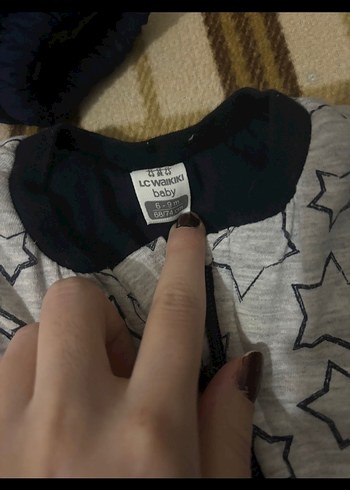 Gri Fermuarlı Erkek Bebek Astronot Tulumu - Görsel 2