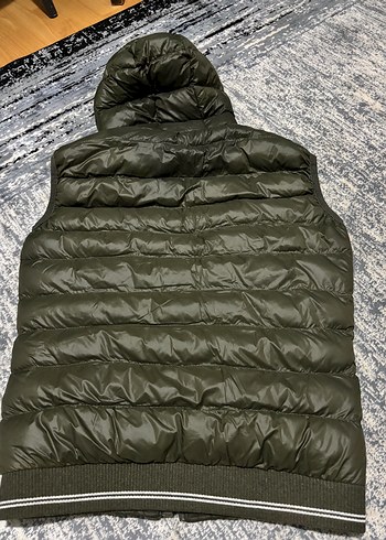 Erkek Kapüşonlu Fermuarlı Yelek - Görsel 4