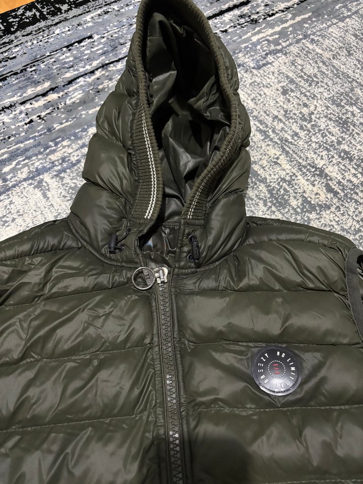 Erkek Kapüşonlu Fermuarlı Yelek - Görsel 2