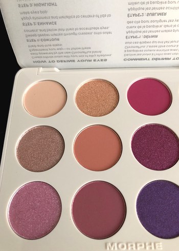 Morphe Electric Currant 12 Renk Nude ve Canlı Göz Farı Paleti - Görsel 4