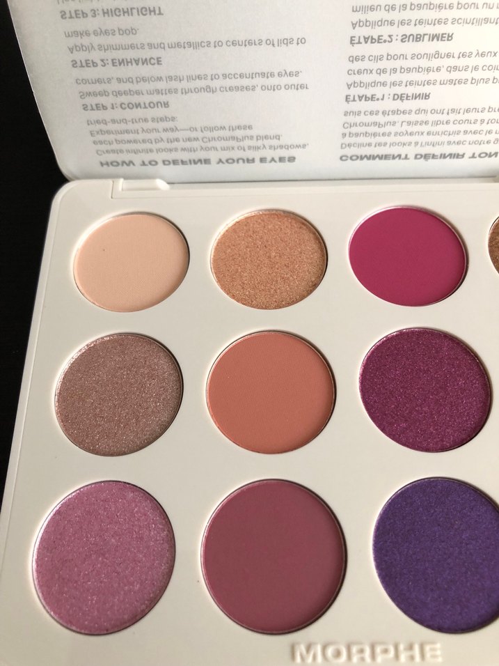 Morphe Electric Currant 12 Renk Nude ve Canlı Göz Farı Paleti - Görsel 4