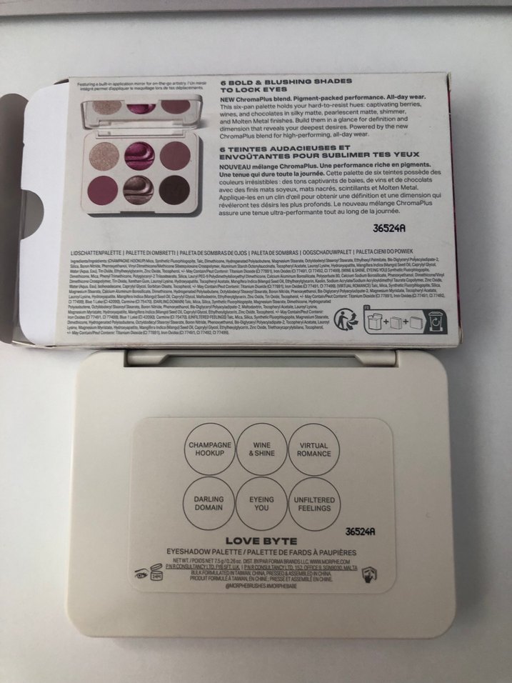 Morphe Love Byte 6lı Koyu Tonlu Göz Farı Paleti - Görsel 5