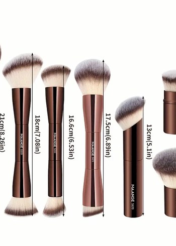 Maange 7 Parça Makyaj Fırça Seti - Görsel 4