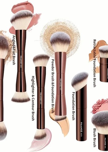 Maange 7 Parça Makyaj Fırça Seti - Görsel 3