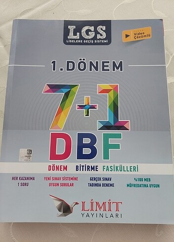 Limit Yayınları 1.dönem bitirme fasikülleri