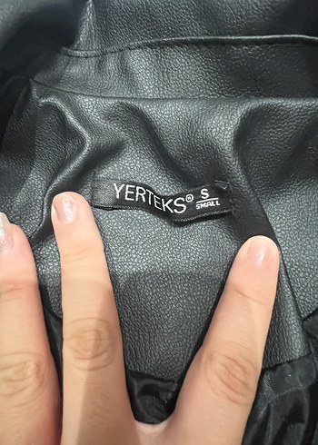 Diğer Siyah Deri Biker Ceket