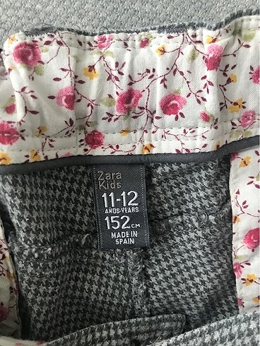 11-12 Yaş Beden çeşitli Renk Zara şort