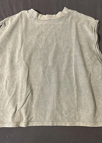 H&M Gri Kadın Tişört