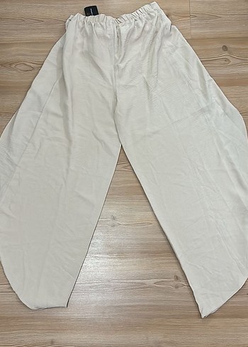 Bej  Kadın şalvar Pantolon - Görsel 3