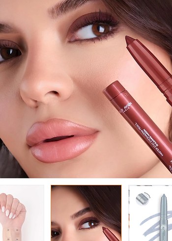 Alix Avien Suya Dayanıklı Krem Göz Kalemi - Gleaming Maroon - Görsel 2