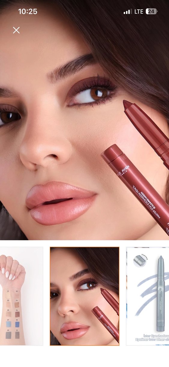 Alix Avien Suya Dayanıklı Krem Göz Kalemi - Gleaming Maroon - Görsel 2