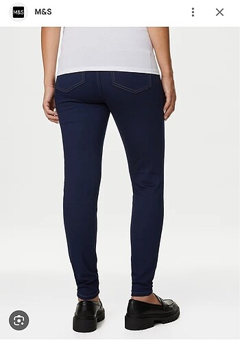 46 Beden yeşil Renk M&S pantolon jeggings high rise