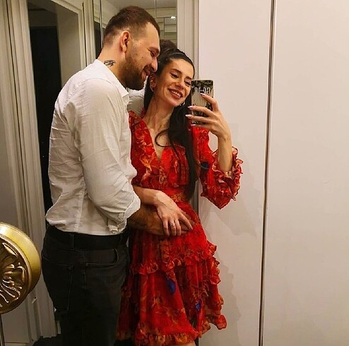 s Beden kırmızı Renk Mini elbise