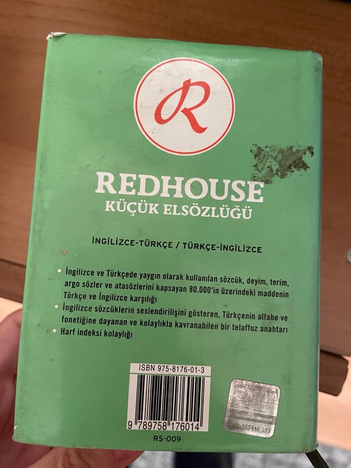 Redhouse Küçük El Sözlüğü İngilizce-Türkçe - Görsel 4
