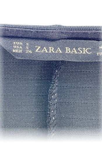 Zara Basic Siyah Mini Elbise - Görsel 6