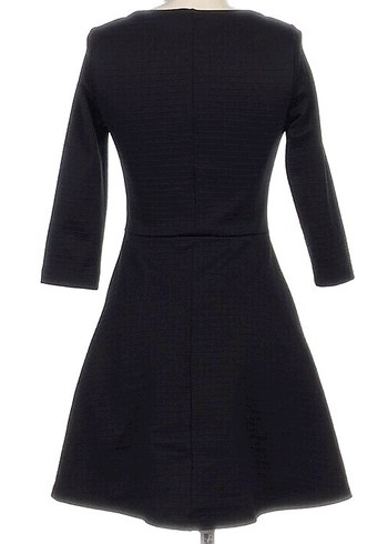 Zara Basic Siyah Mini Elbise - Görsel 5