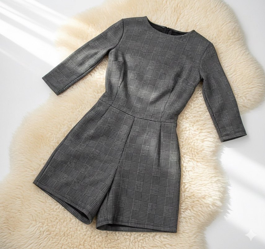 Bershka Ekose Tulum - Görsel 4