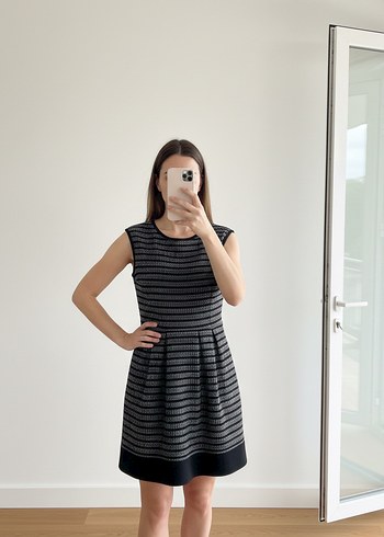 Stradivarius Çizgili Mini Elbise - Görsel 2