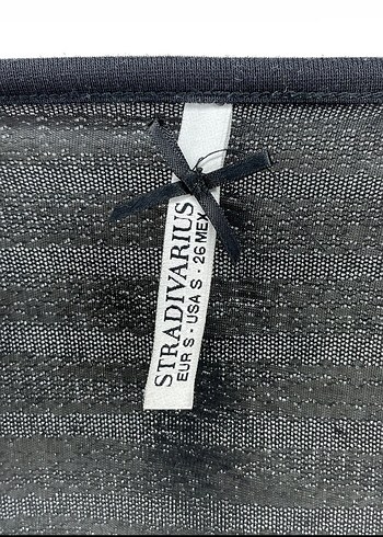 Stradivarius Çizgili Mini Elbise - Görsel 8