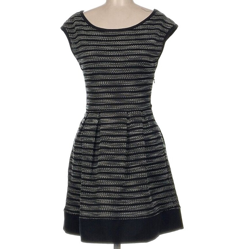 Stradivarius Çizgili Mini Elbise - Görsel 5