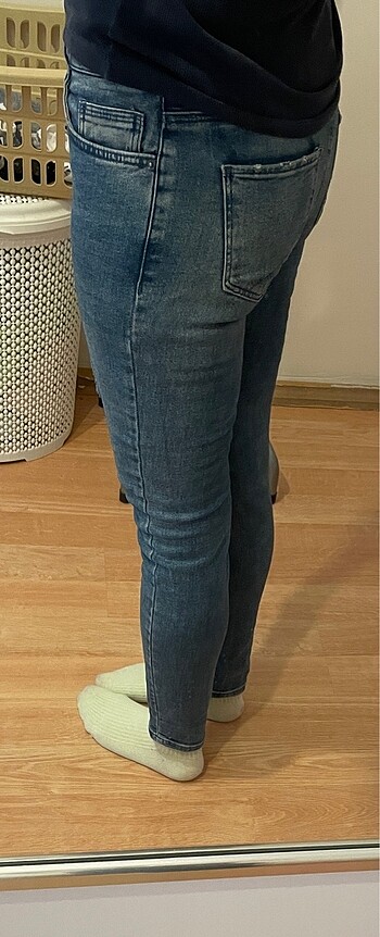 36 Beden Mavi Jean Pantalon