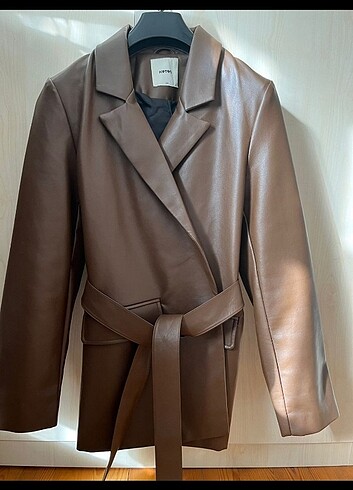 Koton deri blazer ceket