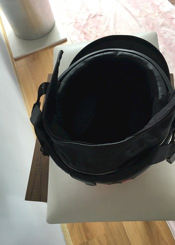 Deri Motosiklet Kaskı L beden - Görsel 3