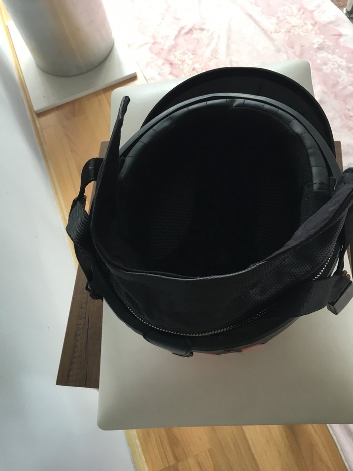 Deri Motosiklet Kaskı L beden - Görsel 3