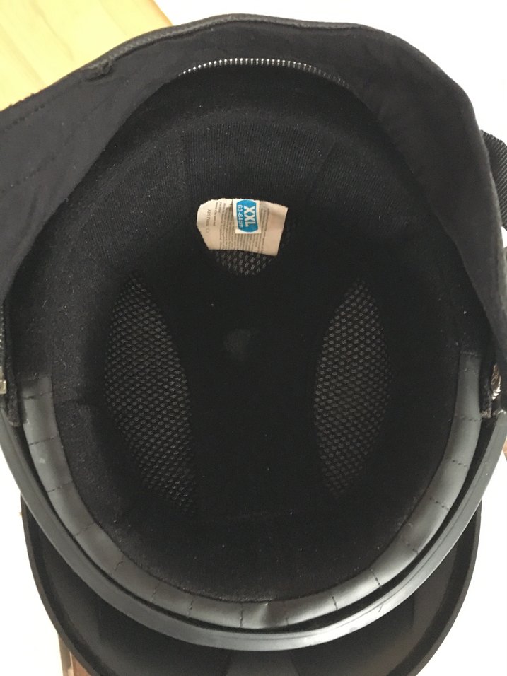 Deri Motosiklet Kaskı L beden - Görsel 4