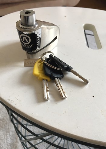 Auvray 6 milim disk kilidi sıfır gibi - Görsel 4