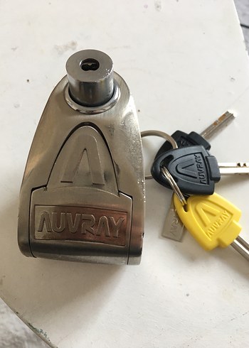 Auvray 6 milim disk kilidi sıfır gibi - Görsel 6