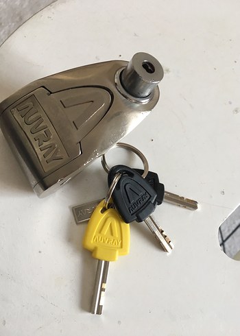 Auvray 6 milim disk kilidi sıfır gibi - Görsel 7