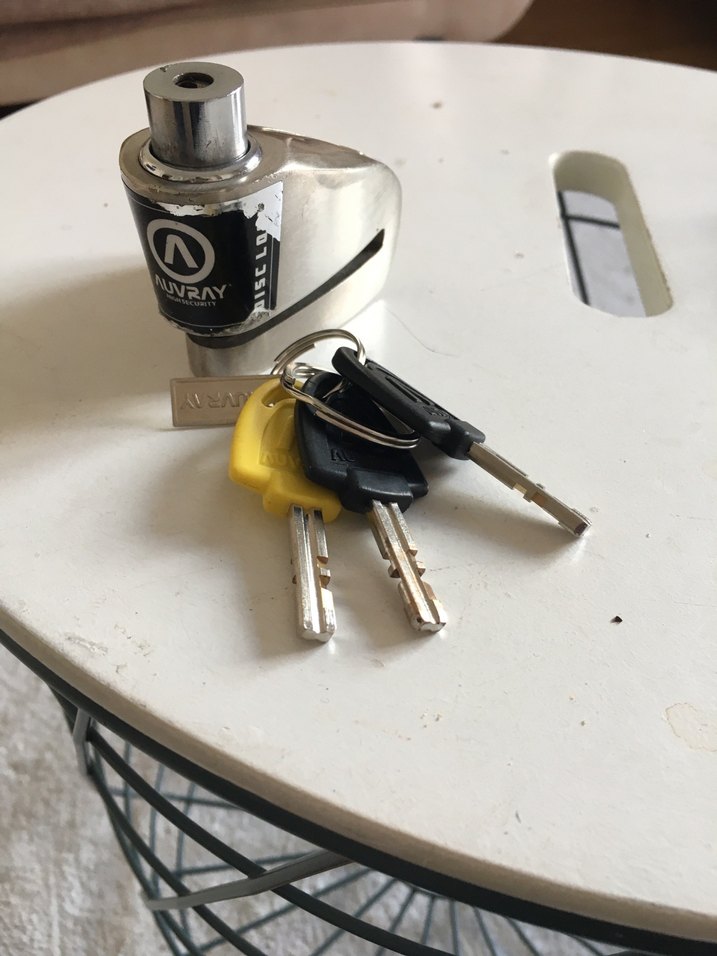 Auvray 6 milim disk kilidi sıfır gibi - Görsel 4