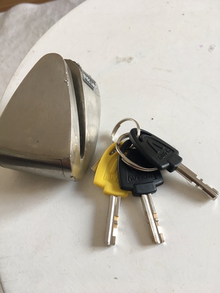 Auvray 6 milim disk kilidi sıfır gibi - Görsel 5