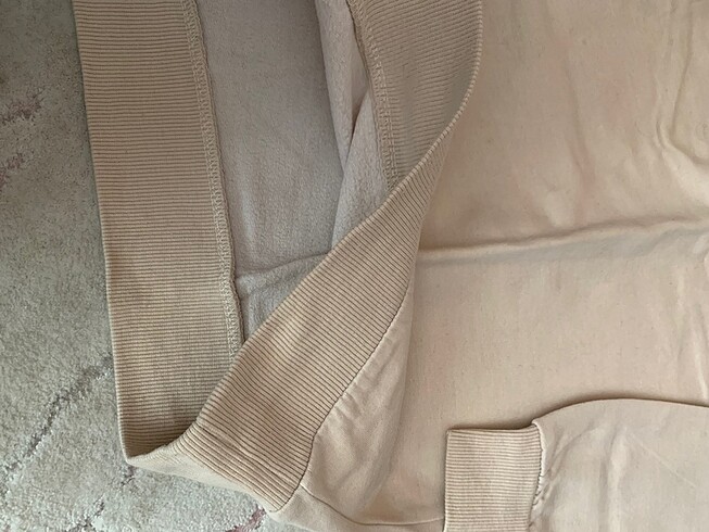 l Beden LCW kadın krem sweatshirt oversize L