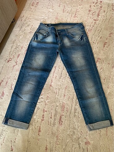 38 Beden Lk&jns kadın fit Denim kot kapri 38 beden likralı